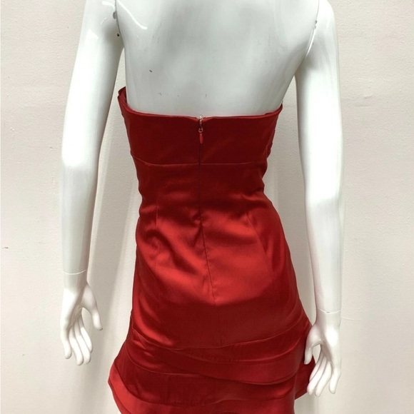 BCBG Strapless Ruffle Dress - Picture 5 of 5